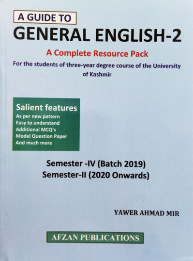 A Guide To General English 2 - UG